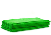 10 Pack Plush Microfiber Towels - Green