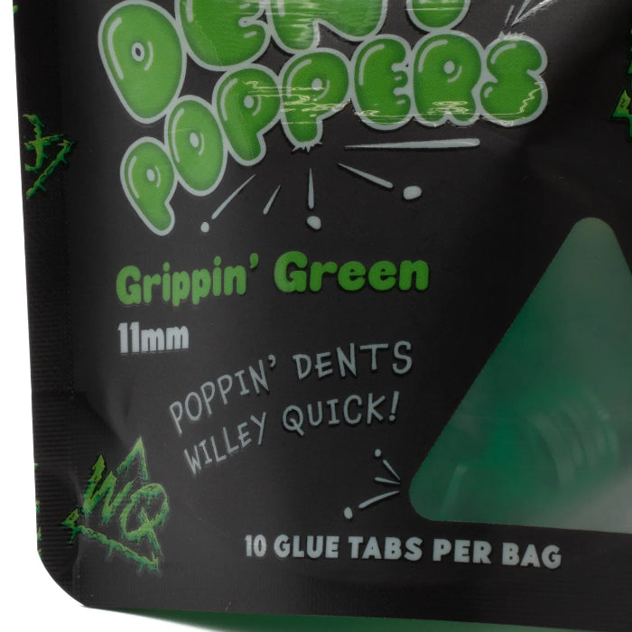 Grippin’ Green 11mm Dent Poppers Glue Tabs Grippin’ Green 11mm Dent Poppers Glue Tabs