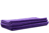 10 Pack Plush Microfiber Towels - Purple
