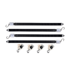 Ratcheting Hood Straps (Carbon Tech)