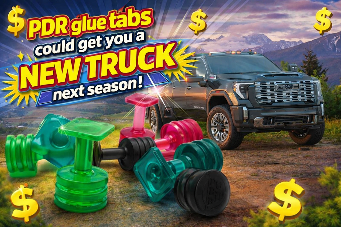 How Can PDR Glue Tabs Get You a New Truck Next Season?