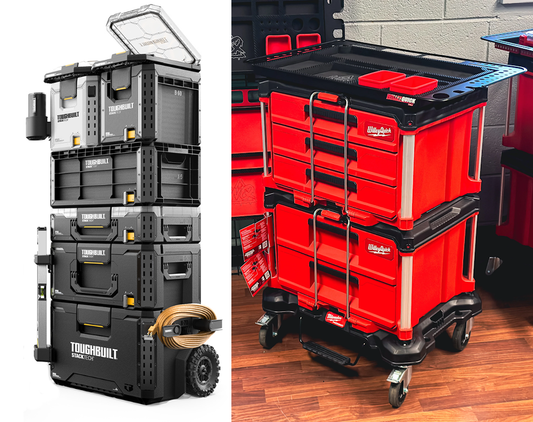 Toolbox Shootout: Milwaukee Packout Versus the ToughBuilt Stacktech
