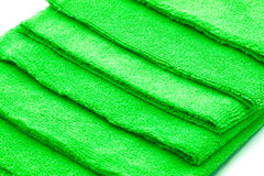 10 Pack Plush Microfiber Towels - Green