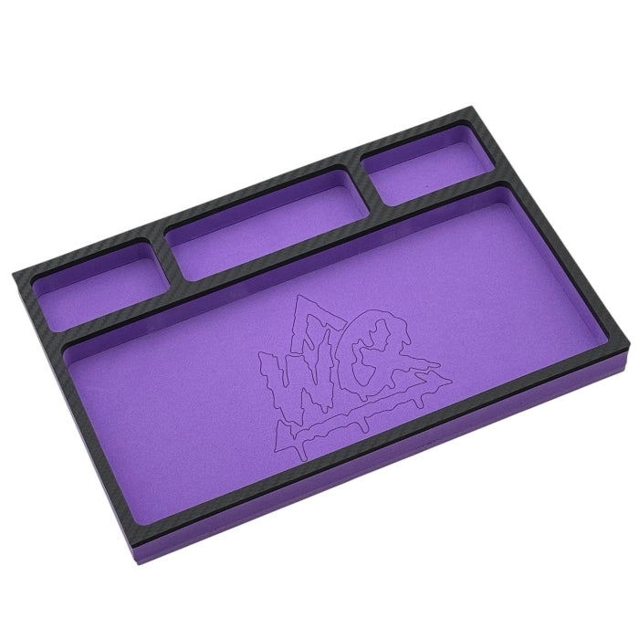 Upgraded Carbon & Color Foam Organizer – WQ Accessory Tray/XL Glue Tray